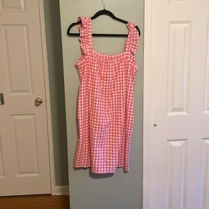 EUC Vineyard Vines Checkered Sun Dress Size Medium